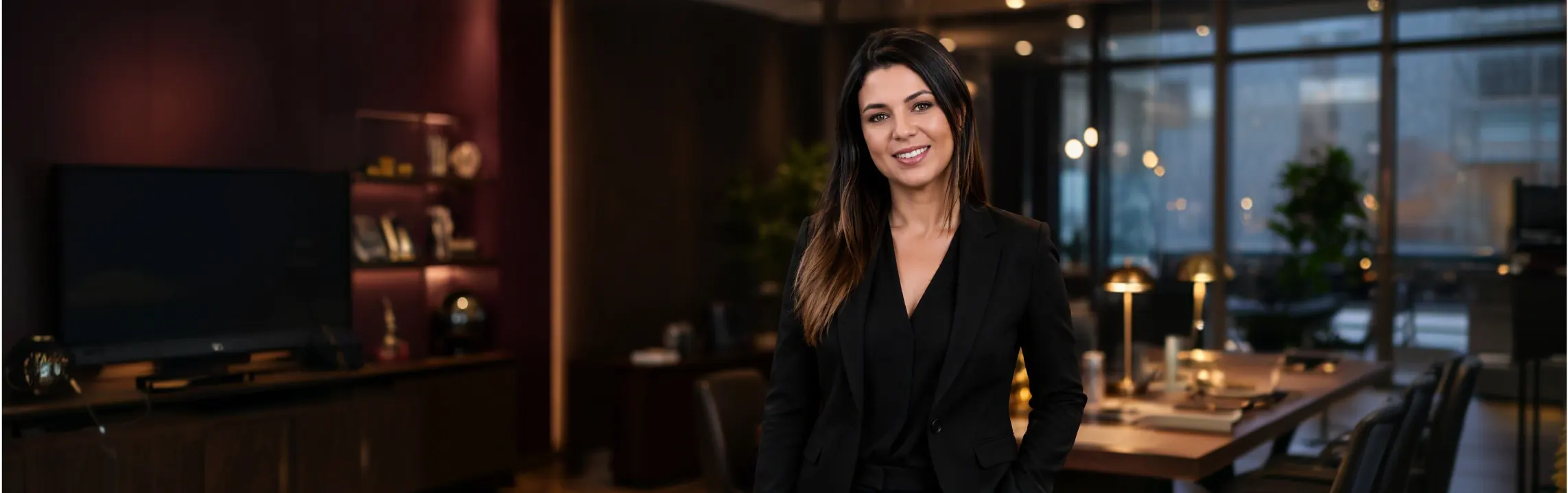 Profissional da Liberi Gestão Financeira em escritório corporativo